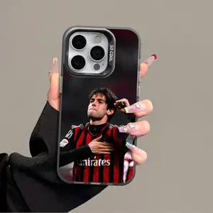 SOOOGO iPhone 17 ProMax Kaka Football Player Acrylic Case Anti-Drop Protective Cover ffor iPhone17 ProMax /16/15/14/13/12/11 Plus for Samsung phones, suitable for both men and women,