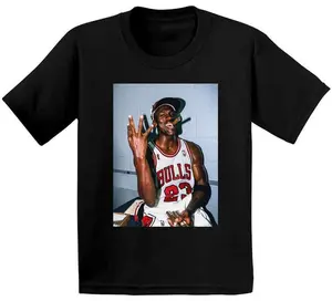Michael Jordan Smoking Cigar T Shirt