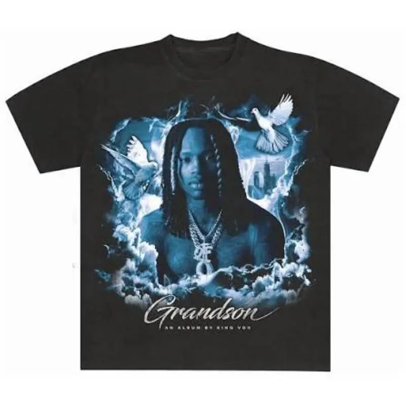 King Von Don't Miss Tee  Front Design T-Shirt Sizes S to 5XL