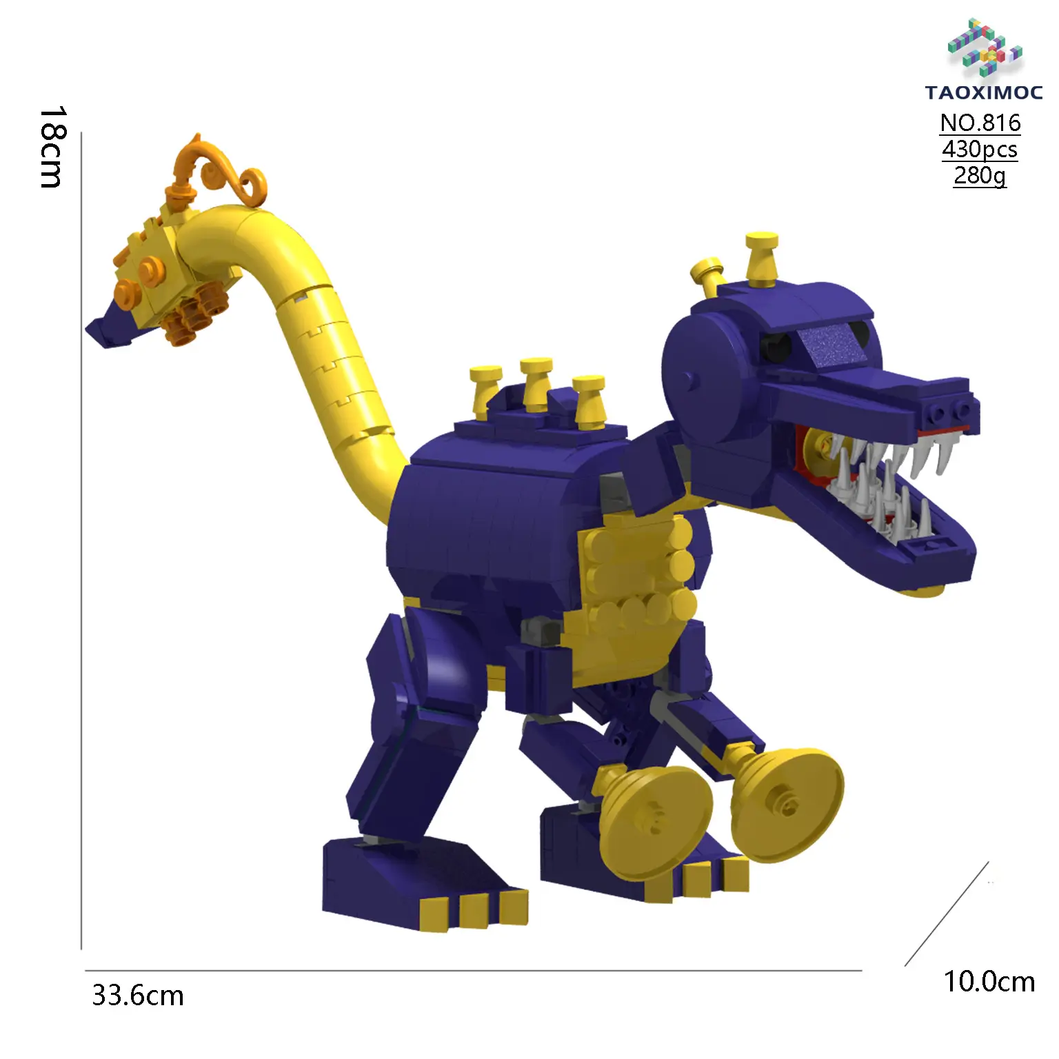 816 Purple Saxophone Dragon