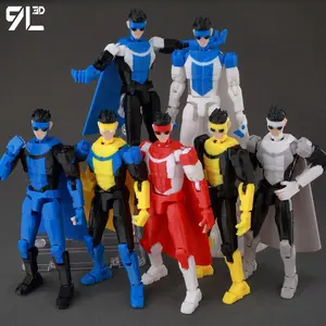 9L3D Printed Invincible Boy Lucky13 Dummy13 Conquer LEX Allen Superheroes Anime Toys Figures Mannequin Model Action Figure Gifts