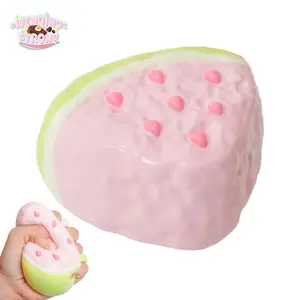 [WenQing Taba Squishy] Handmade taba squishies/watermelon squishy Toys, fidget toys adults, Decompression Venting Toy, taba squishy, ​​195g, full silicone reborn squishy, ​​Perfect for Stress and Anxiety Relaxing Toy