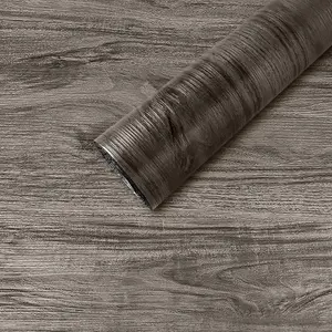 Grain Peel and Stick Floor Tiles, Vinyl Floor Tiles,Peel and Stick Vinyl Flooring, Waterproofand Non-Slip Features,Easy to Install,for Kitchen Bedroom Bathroom Office (DUH061, 394"*11.8")