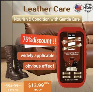 This multi-functional leather cleaner and conditioner is suitable for shoes  sofa   leather clothing  and more It's convinent economical  and cleaning  with just one wipe.