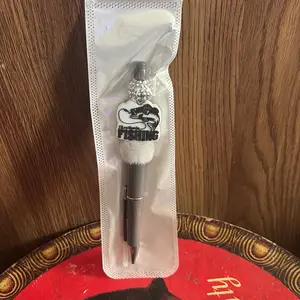 Customized Fishing Pen with Unique Dinosaur Design and Soft Tip for Comfortable Writing