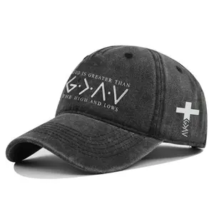 God Is Greater Than The Highs And Lows Dad Cap, Christian Embroidery Hat, Religious Embroired baseball Cap for men woman