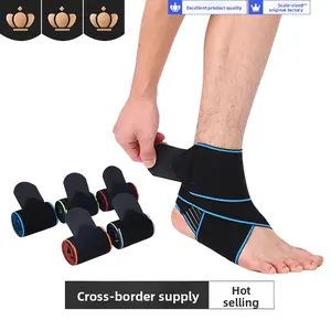 Basketball Carbon Fiber Adult Bandage Wrap Ankle Protector, Breathable Protection Sprain Soccer Silicone Ankle Protector Healthcare Support