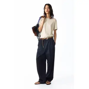 H&M Scoop-neck pima cotton T-shirt