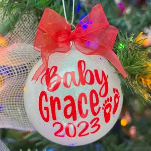 Customizable Christmas Ornaments for Festive Decorations