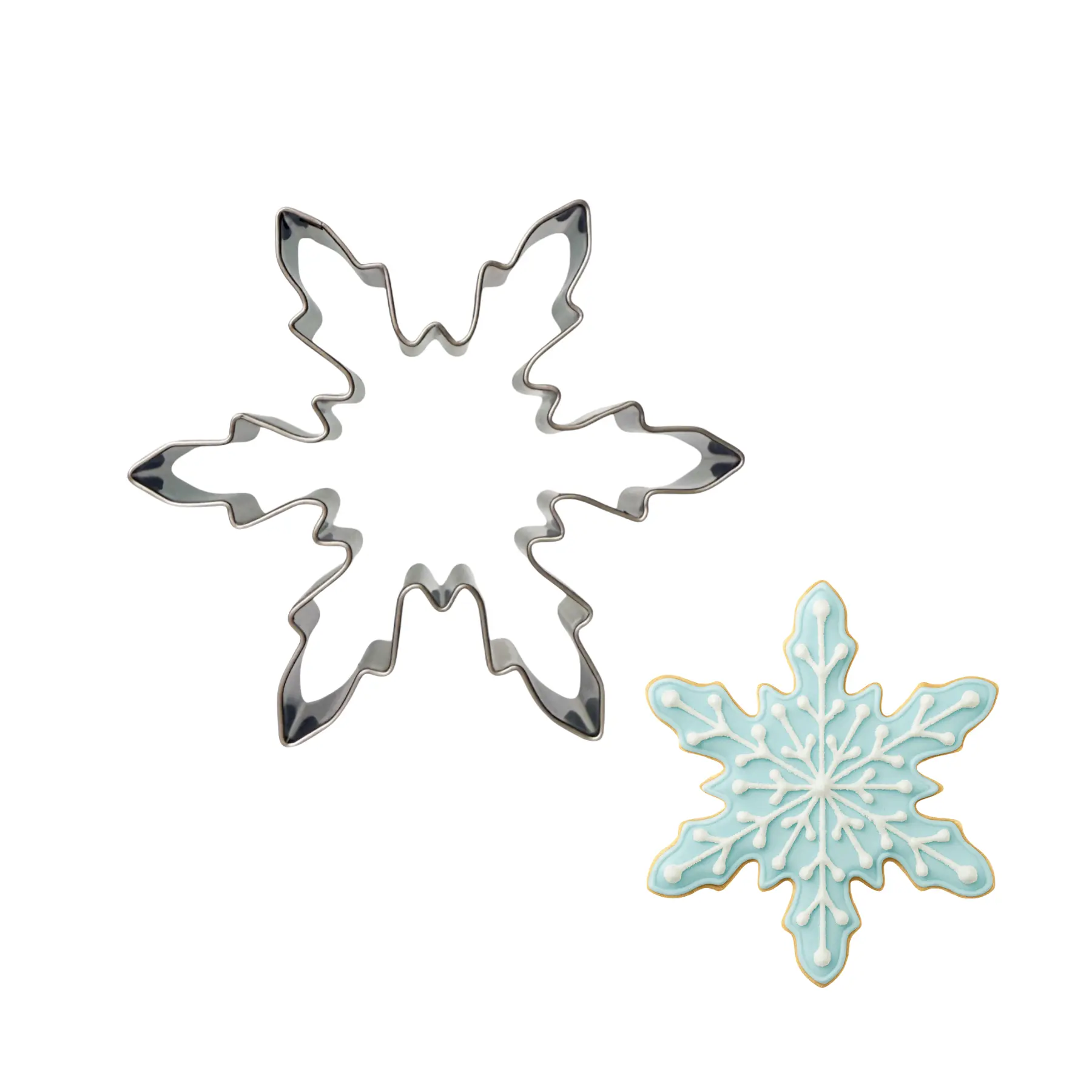 Fancy Snowflake Cookie Cutter 3.5 in B2028