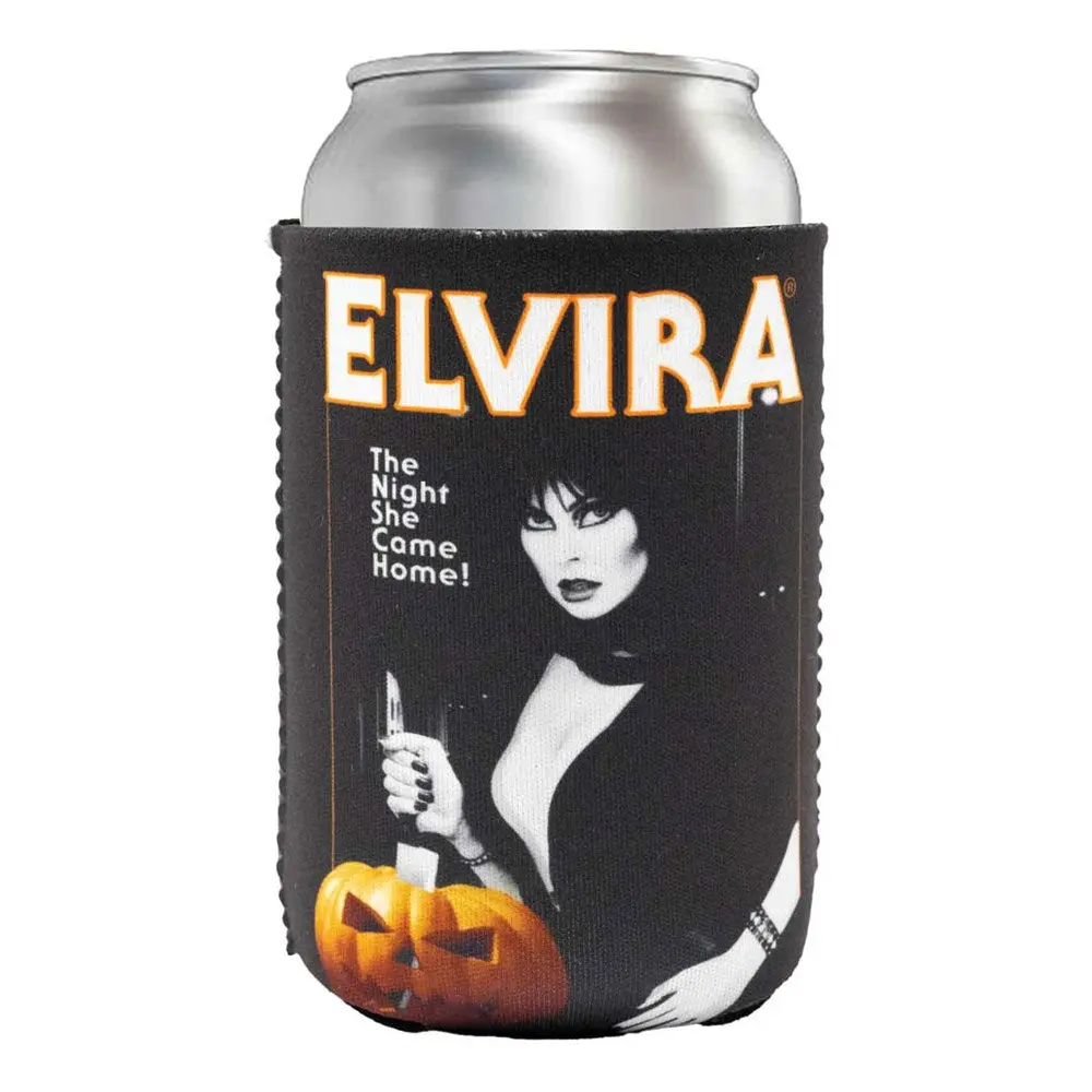 Elvira Haddonfield Halloween 12 oz Can Cooler Coozies
