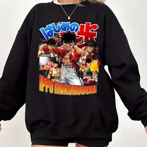 Ippo Makunouchi Sweatshirt TShirt Hoodie, Hajime no Ippo Anime Gift For Fans, Hajime no Ippo Manga Merch