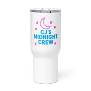 CJs Midnight Crew Travel Mug with a Handle