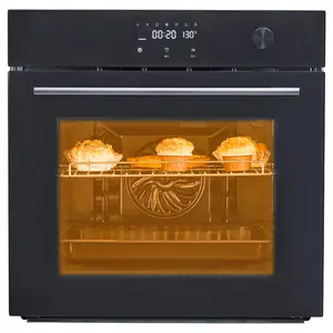 【GARVEE】24" Single Wall Oven, Built-in Electric Ovens with 11 Cooking Modes, 3000W, 240V, 2.5 CF Convection Built-in Oven, Stainless Steel, Touch Control, Timer, Safety Lock