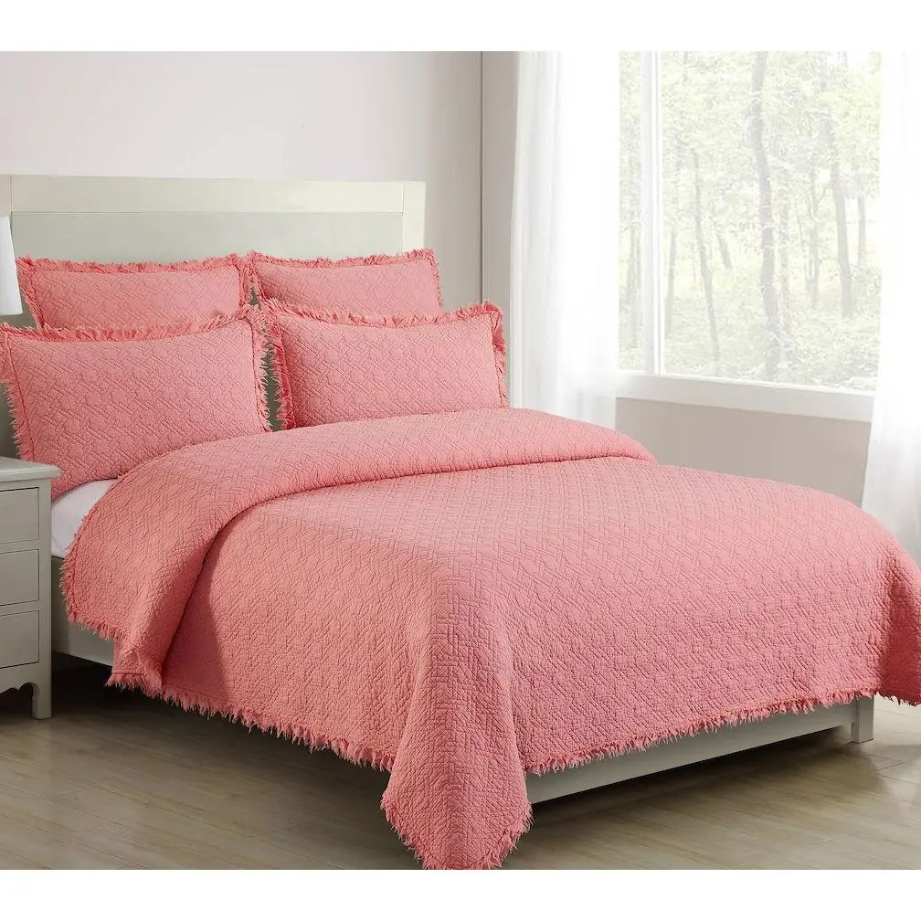 Trellis Peony Twin Quilt Set by Valerie