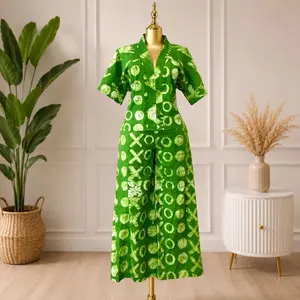 Women's 2-Piece Batik Clothing Set, Pants & Top