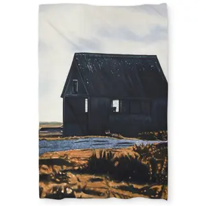 Begin Home Decor C1DCTXLWT7ZV34 Abandoned Barn Kitchen Landscapes Twin Size Extra Long Duvet Cover - Home Decor