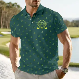 Custom Name Golf Polo Shirt, Personalized Masters Inspired Polo, Funny Suck At Golf Polo, Golf Lover Gift, Custom Golf Shirt for Men