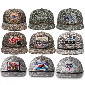 Full Limited Camo Trucker Hats Collection | Premium Mesh Snapback Hats | Vintage Logo Patch Caps for Hunting, Outdoor, Racing & Streetwear | Multi-Style USA Camo Hat Series