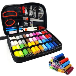 82-Piece 24-Color Portable Sewing Kit - Multifunctional Home Sewing Set & Hand-Mending Kit, Ideal for Travelers, Emergency Use