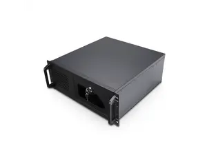 Rosewill 4U Server Chassis Rackmount Case | 7 3.5" Bays, 2 5.25" Devices| ATX, CEB Compatible | 1 120mm PWM Fan, 2 80mm PWM Fans | 2x USB 3.0 | Front Panel Lock and Key | Silver/Black - RSV-R4100U