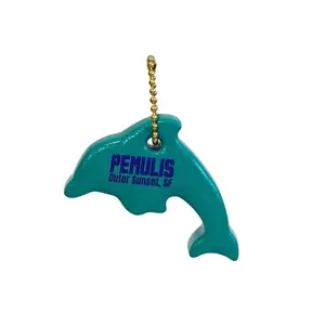 Pemulis Floating Dolphin Keychain