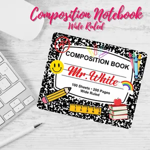 Personalized Teacher Mousepad - Customizable Office Accessory