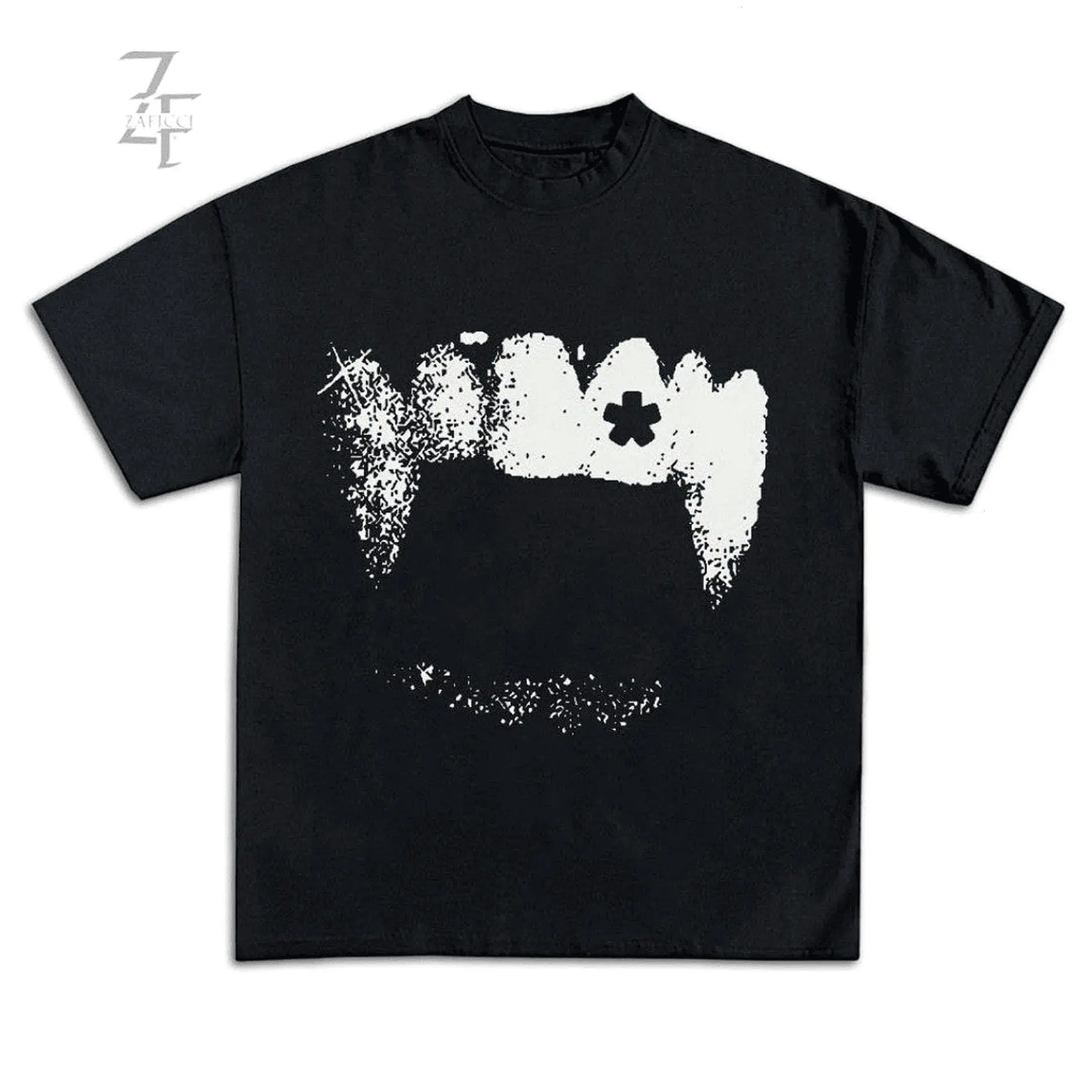 Vamp Teeth T-Shirt Opium Y2k Merch Tee Playbois S Carti Ken Carson Graphic Tee Rap Opium T-Shirt Special Dark Edition Unisex Graphic Cotton Tees