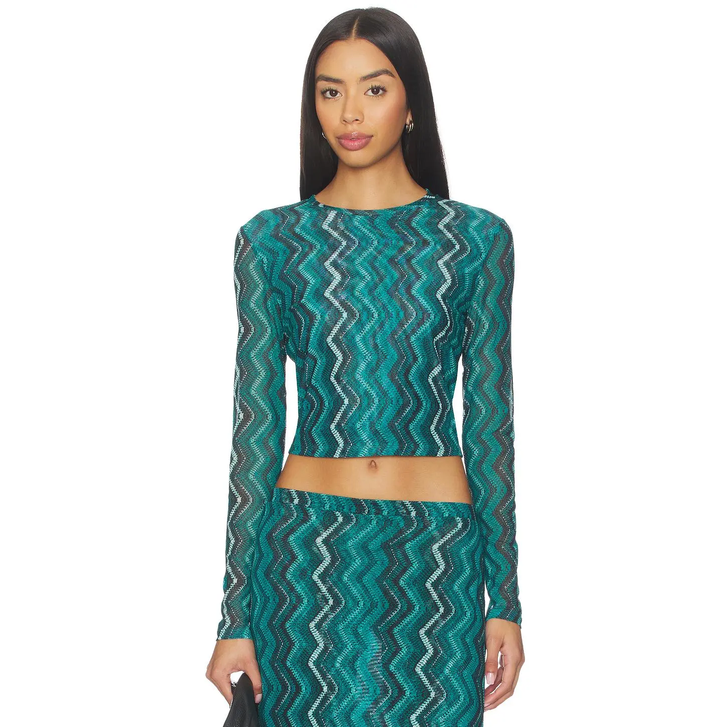 eywasouls malibu Sunny Top in Electric Wave Teal