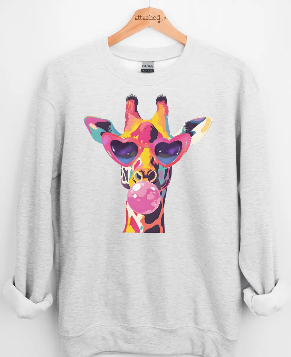 Bubble Giraffe Graphic Top