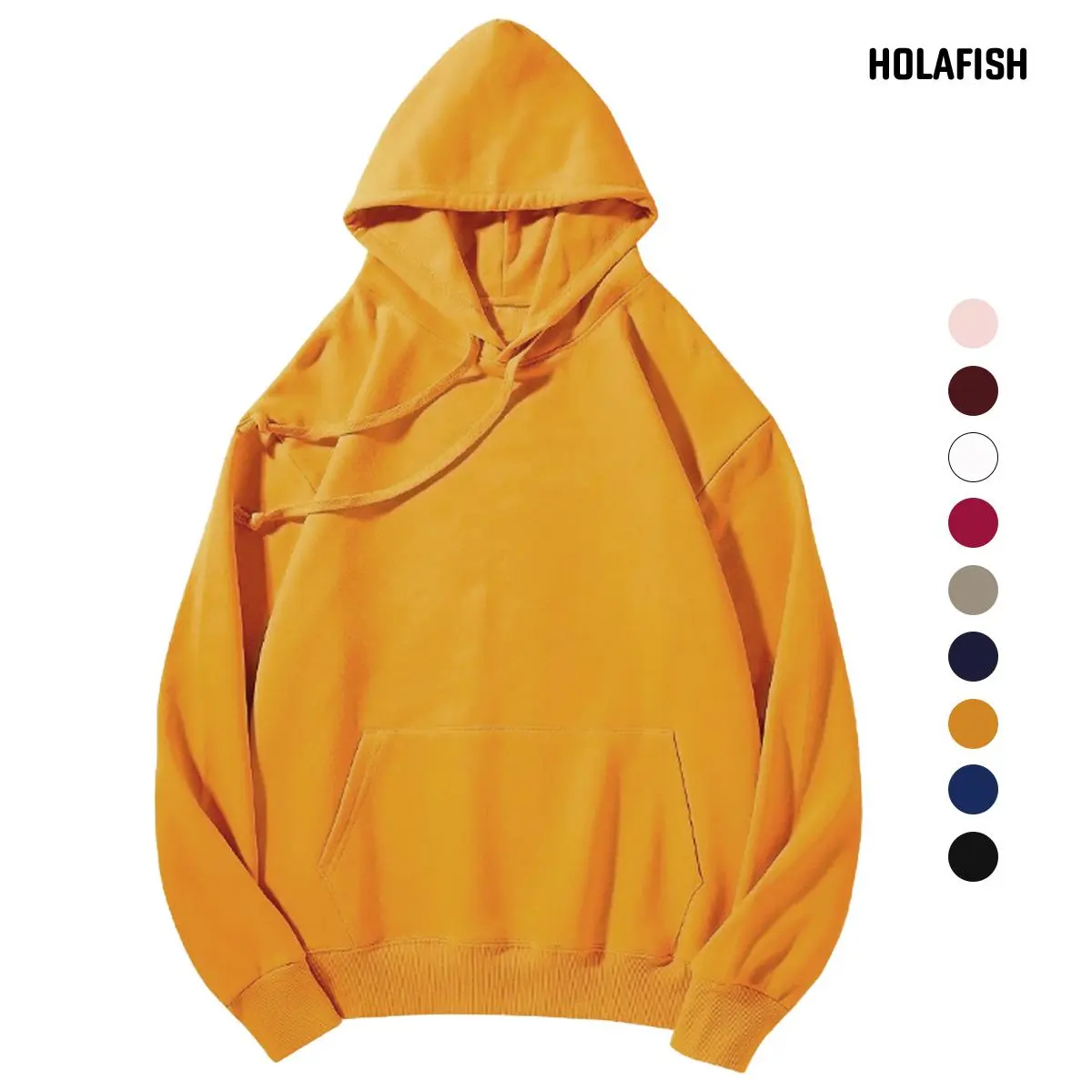 Holafish Womens Ultra Soft Fleece Hoodie Cozy Casual Pullover with Pockets Fashion Layering Piece summervibes