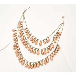 Isaac Mizrahi Live! Layered Faux Pearl Necklace
