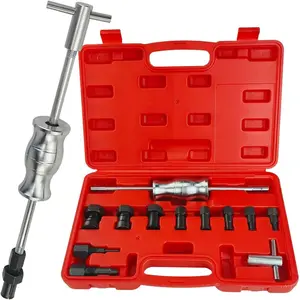 Blind Hole Collet Bearing Puller Set,8-32mm Inner Bearing Extractor with Slide Hammer Internal Bearing Extractor Puller Kit for Motorcycles, and Scooters etc