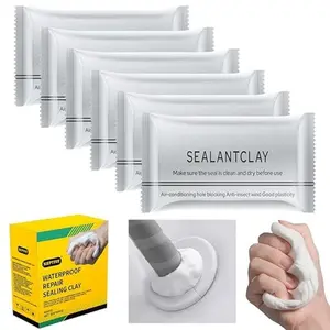 Waterproof Sealing Clay Mud, Quick Repair Paste for Pipes & Walls, Air Conditioning Holes, Drain Connections, Wall Hole Putty, 30g Pack
