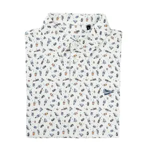 The Celebration Polo for Men – Patriotic Party Style Short Sleeve Performance Golf Shirt, Breathable Casual Athletic Polo Tee