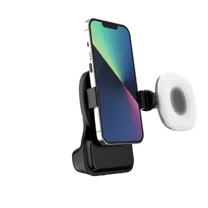 Bluetooth Camera Video Recording Remote, Page Turner for Kindle App, Scrolling for TikTok,with Fill light，Music Control, phone stand, non Ring style,For  iPhone, iPad, iOS, Android - Remote Control for TikTok ,Accessories Selfie Devices remote control