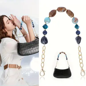 1Pc Resin Bag Handles Replacement Strap Detachable Purse Chain Extender DIY Bag Accessories for Handbags Crossbody Shoulder Bag