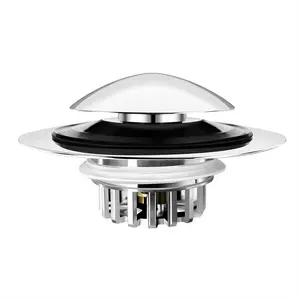 Bathtub Drain Stopper, Pop-Up Tub Drain Hair Catcher, Bath Tub Drain Plug and Cover for Drain Hole, for Lift and Turn for Christmas New Year Home Use