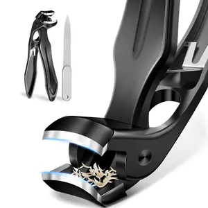 Curved Stainless Steel Nail Clippers, Nail Care, Large Toe Nail Trimmer for Thick Nails, Angled Head, Wide Jaw, Suitable for Seniors, Men, Women, Pregnant, Nail Care Tool