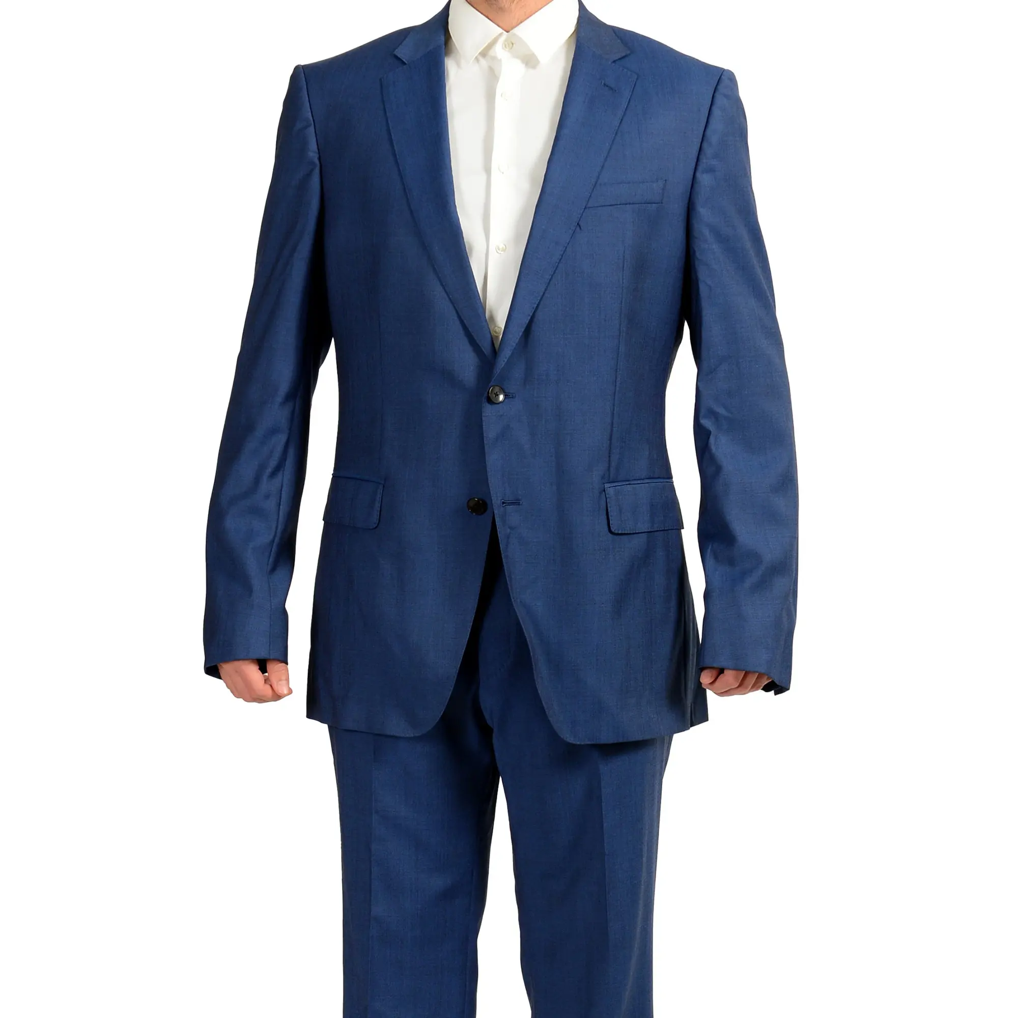 Hugo Boss Men's Slim Fit 100% Wool Two Button Suit US 46L IT 56L