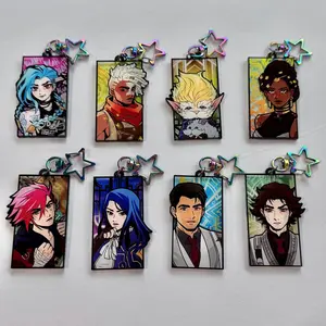 Arcane Keychain Charms - Jinx Ekko Heimerdinger Vi Caitlyn Jayce Viktor Fan Art Merch, Cute, Durable, And Perfect For Bags, Keys, Or Gifts. Great For Daily Use Or As Thoughtful Little Gifts For Your Friends And Yourself.
