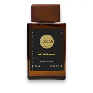LunarCO Nuit del Hombre top notes Fresh, spicy, bergamot, cardamom for Men Eau de Parfum Spary, 1.8 Ounce