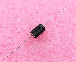 100uF 63V Axial Electrolytic Capacitor, Polarized, 85C, Tolerance ±20%