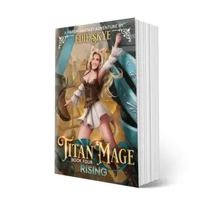 Titan Mage Rising (Titan Mage #4) SIGNED PAPERBACK - Isekai Harem Fantasy Action Adventure Romance