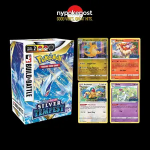 Silver Tempest Build & Battle Box - 4 packs + promo - Sword & Shield - Pokemon Trading Card Game TCg