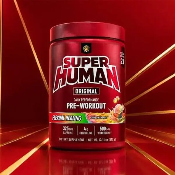 Alpha Lion SUPERHUMAN PRE - Pre Workout Powder with Beta Alanine, L-Taurine & Tri-Source Caffeine for Sustained Energy & Focus, Nitric Oxide & Citrulline for Pump (21 Servings)