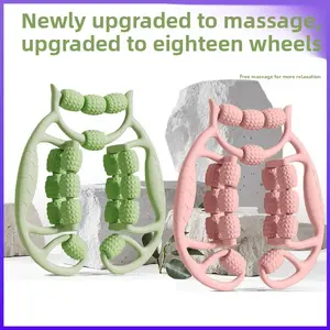 Leg Massager Roller Ring with 18 Wheels for Thighs & Calf Relaxation Monet Powder Body Care Comfort Massager