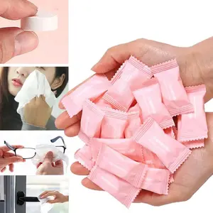 Compressed Towels for Travel, Gentle Cleansing Towels for Sensitive Skin, Disposable Cotton Face Pack in Convenient Bag, Facial Care Tool, Facial Cleansing Pads