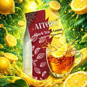 Chinese Tea Premium Lemon Black Tea Bags – Fresh & Aromatic 105g（60bags）