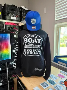 I Got A Boat Hoodie by Luckless Outfitters